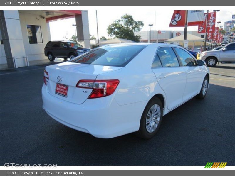 Super White / Ivory 2013 Toyota Camry LE
