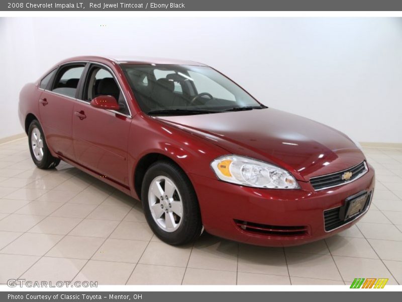Red Jewel Tintcoat / Ebony Black 2008 Chevrolet Impala LT
