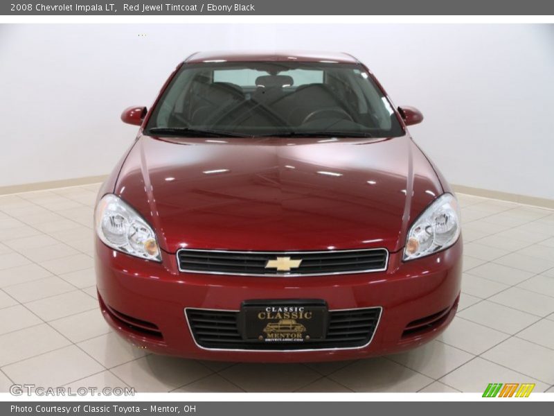 Red Jewel Tintcoat / Ebony Black 2008 Chevrolet Impala LT
