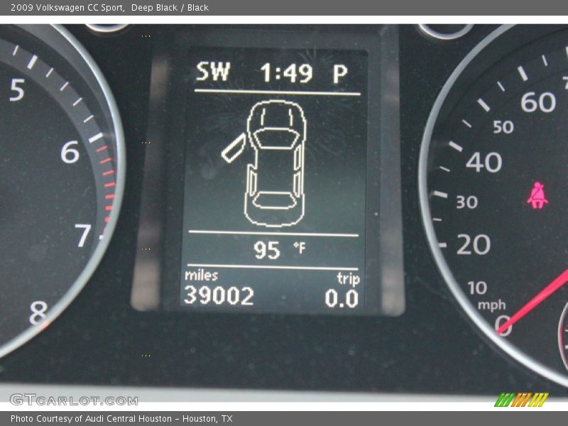 Deep Black / Black 2009 Volkswagen CC Sport
