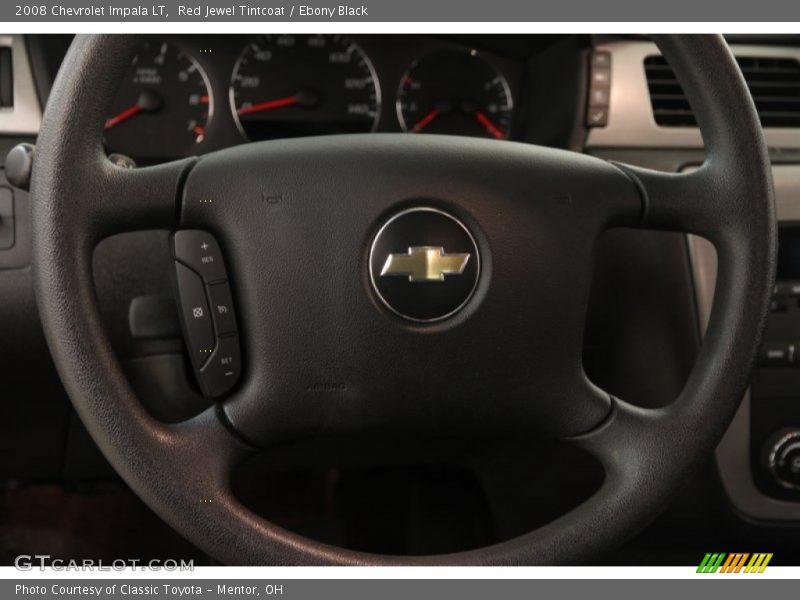 Red Jewel Tintcoat / Ebony Black 2008 Chevrolet Impala LT