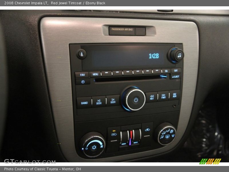 Red Jewel Tintcoat / Ebony Black 2008 Chevrolet Impala LT
