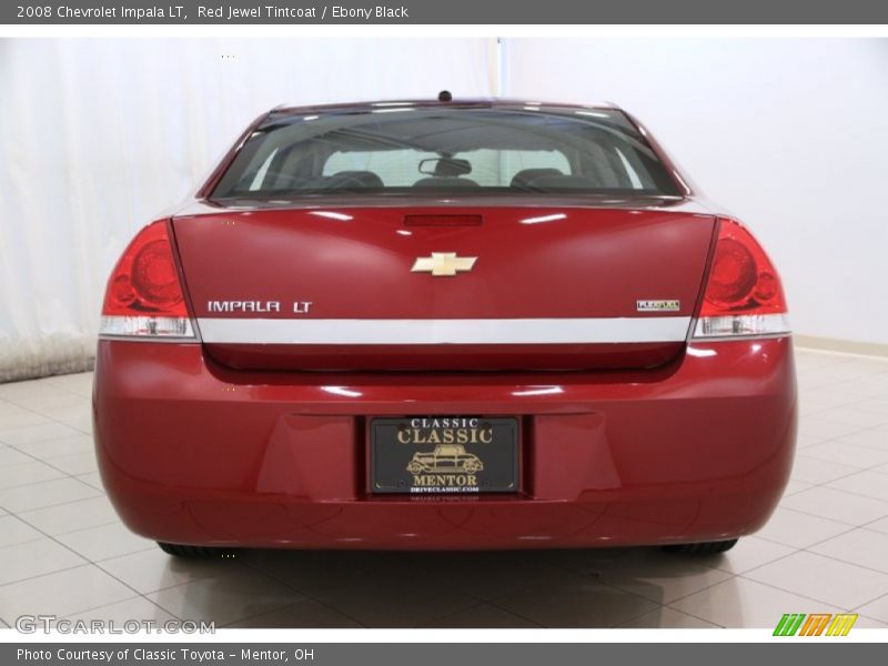 Red Jewel Tintcoat / Ebony Black 2008 Chevrolet Impala LT