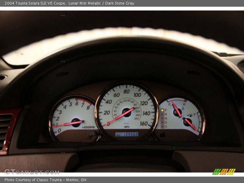 Lunar Mist Metallic / Dark Stone Gray 2004 Toyota Solara SLE V6 Coupe