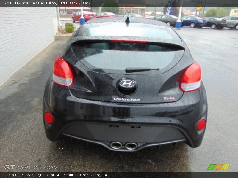 Ultra Black / Black 2015 Hyundai Veloster Turbo