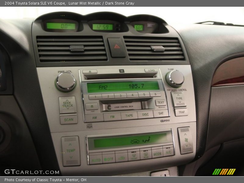 Lunar Mist Metallic / Dark Stone Gray 2004 Toyota Solara SLE V6 Coupe