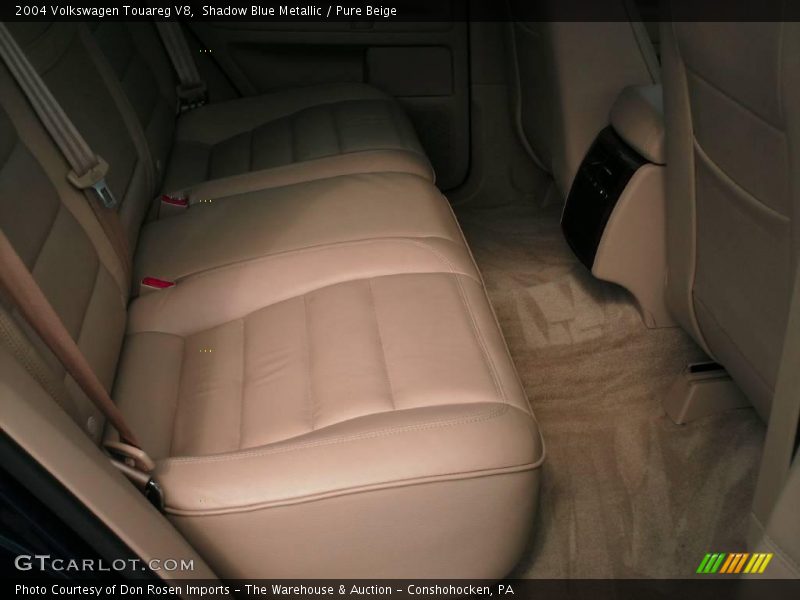 Shadow Blue Metallic / Pure Beige 2004 Volkswagen Touareg V8
