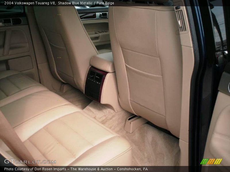 Shadow Blue Metallic / Pure Beige 2004 Volkswagen Touareg V8
