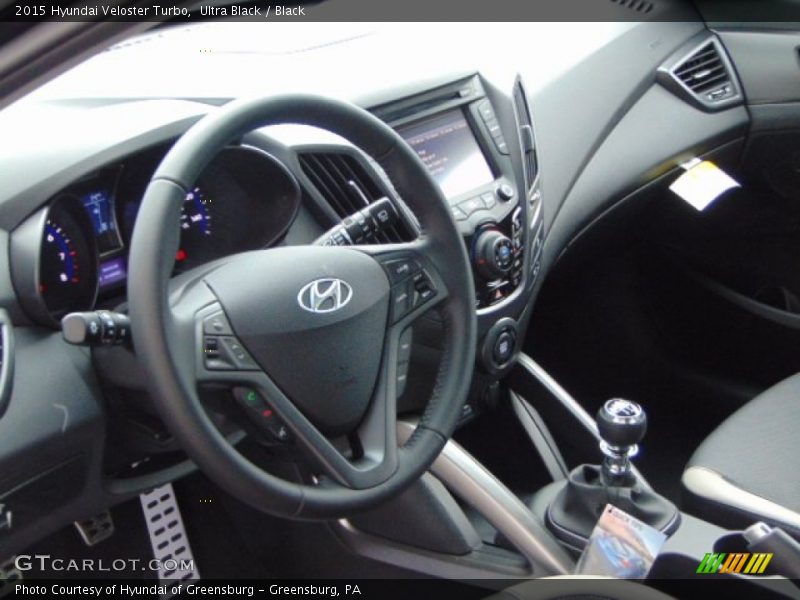 Dashboard of 2015 Veloster Turbo