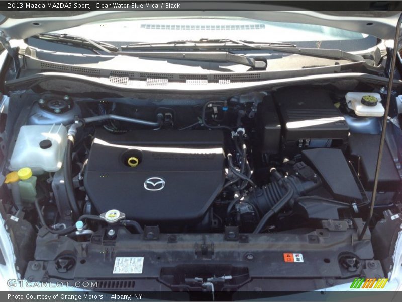 Clear Water Blue Mica / Black 2013 Mazda MAZDA5 Sport