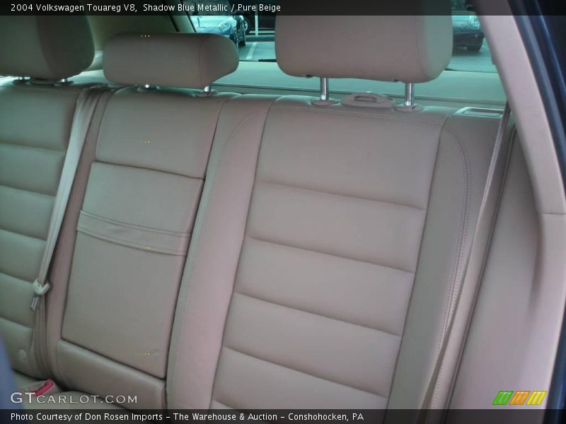 Shadow Blue Metallic / Pure Beige 2004 Volkswagen Touareg V8