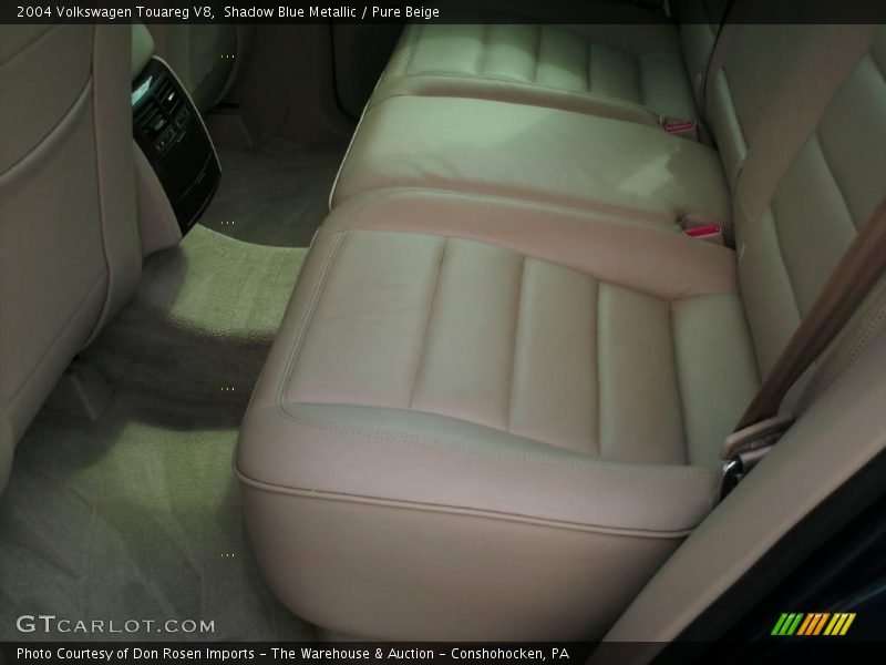 Shadow Blue Metallic / Pure Beige 2004 Volkswagen Touareg V8