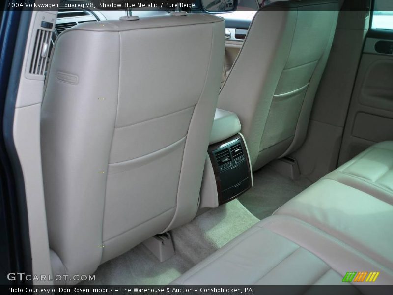 Shadow Blue Metallic / Pure Beige 2004 Volkswagen Touareg V8
