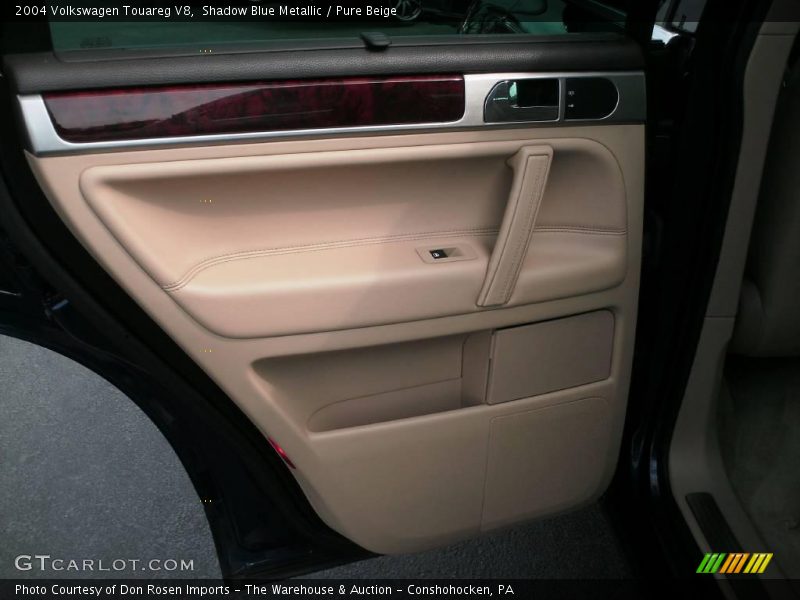 Shadow Blue Metallic / Pure Beige 2004 Volkswagen Touareg V8