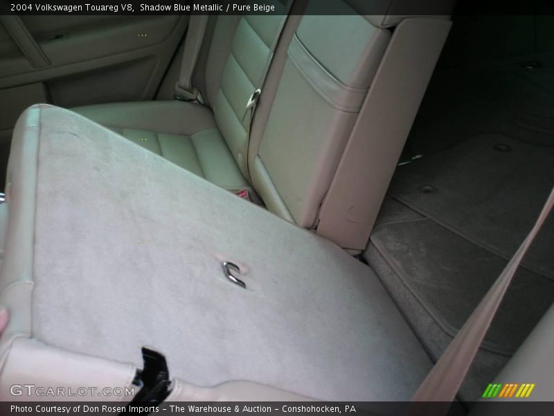 Shadow Blue Metallic / Pure Beige 2004 Volkswagen Touareg V8
