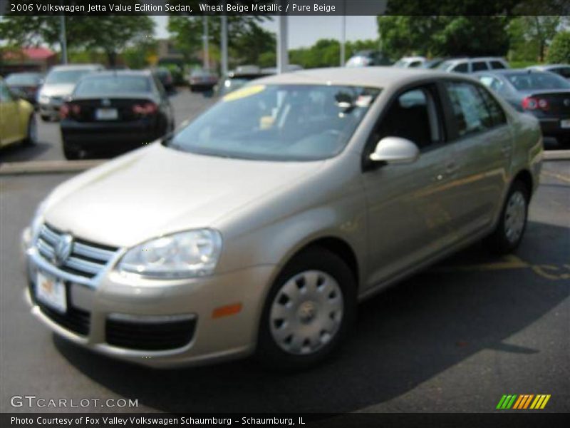 Wheat Beige Metallic / Pure Beige 2006 Volkswagen Jetta Value Edition Sedan