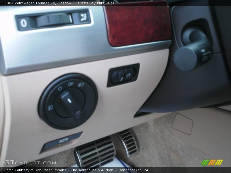 Shadow Blue Metallic / Pure Beige 2004 Volkswagen Touareg V8