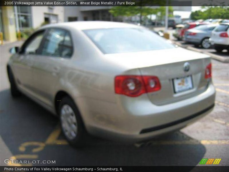 Wheat Beige Metallic / Pure Beige 2006 Volkswagen Jetta Value Edition Sedan