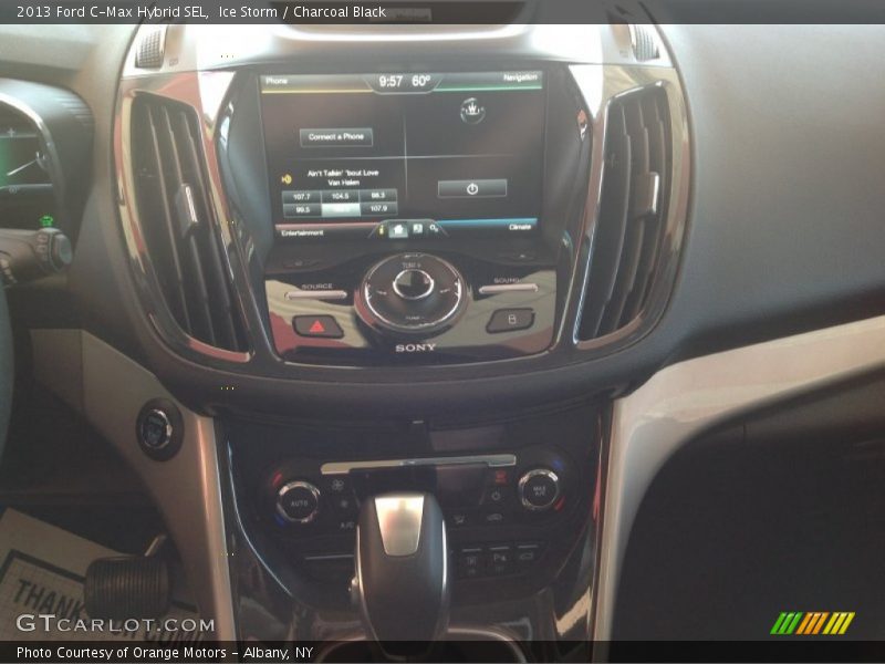 Ice Storm / Charcoal Black 2013 Ford C-Max Hybrid SEL