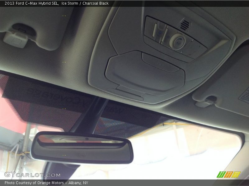 Ice Storm / Charcoal Black 2013 Ford C-Max Hybrid SEL