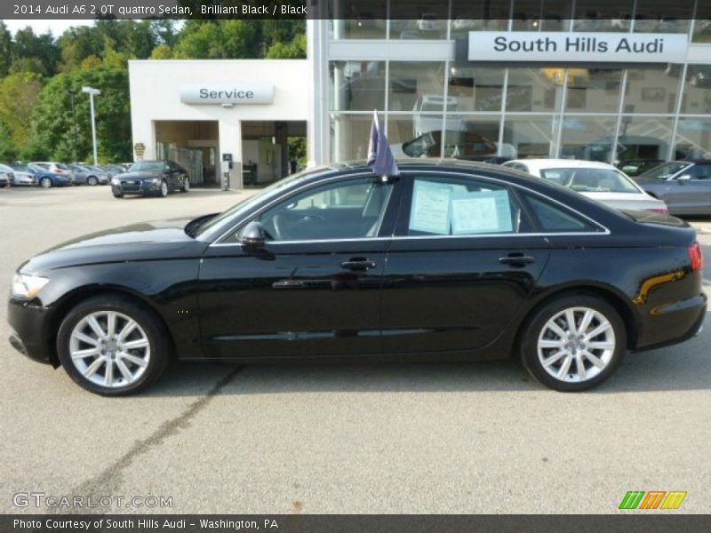 Brilliant Black / Black 2014 Audi A6 2.0T quattro Sedan
