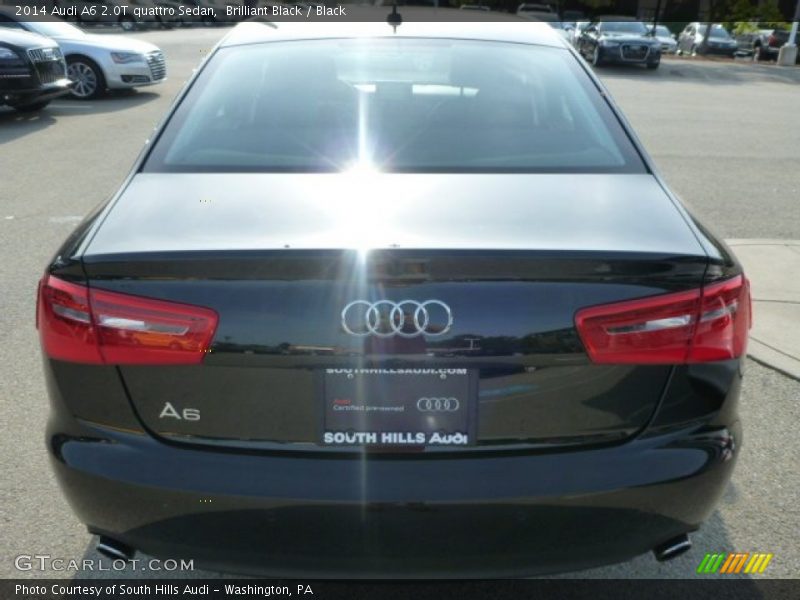 Brilliant Black / Black 2014 Audi A6 2.0T quattro Sedan