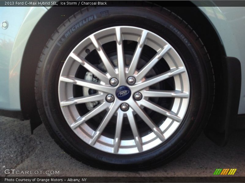 Ice Storm / Charcoal Black 2013 Ford C-Max Hybrid SEL