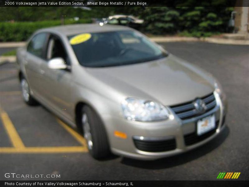 Wheat Beige Metallic / Pure Beige 2006 Volkswagen Jetta Value Edition Sedan