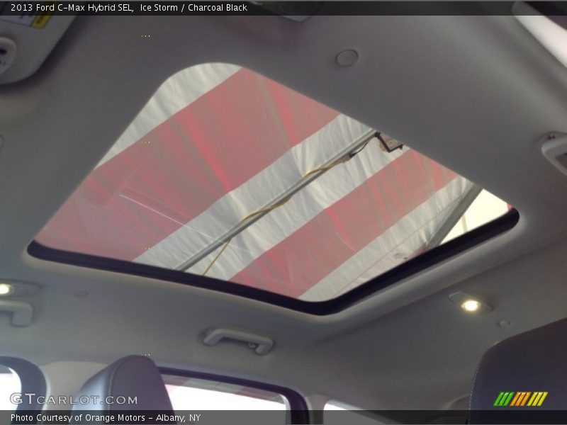 Ice Storm / Charcoal Black 2013 Ford C-Max Hybrid SEL