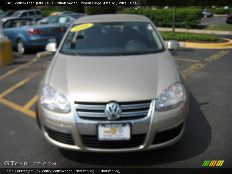 Wheat Beige Metallic / Pure Beige 2006 Volkswagen Jetta Value Edition Sedan