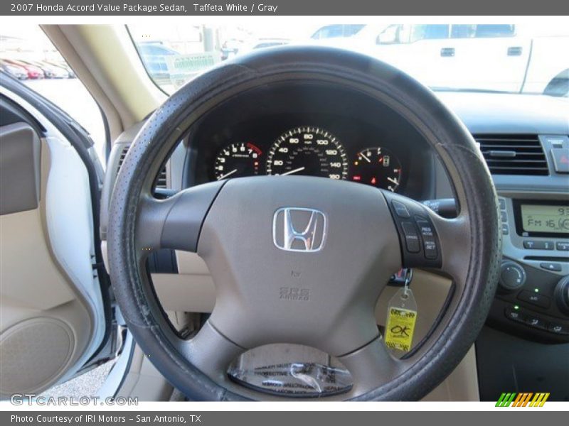 Taffeta White / Gray 2007 Honda Accord Value Package Sedan