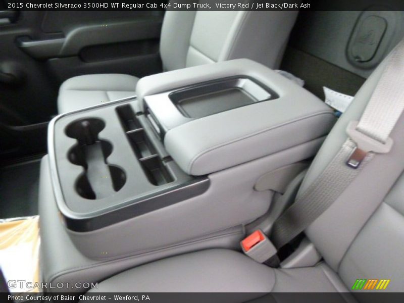 Victory Red / Jet Black/Dark Ash 2015 Chevrolet Silverado 3500HD WT Regular Cab 4x4 Dump Truck