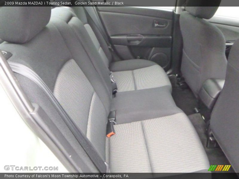 Golden Sand Metallic / Black 2009 Mazda MAZDA3 i Touring Sedan