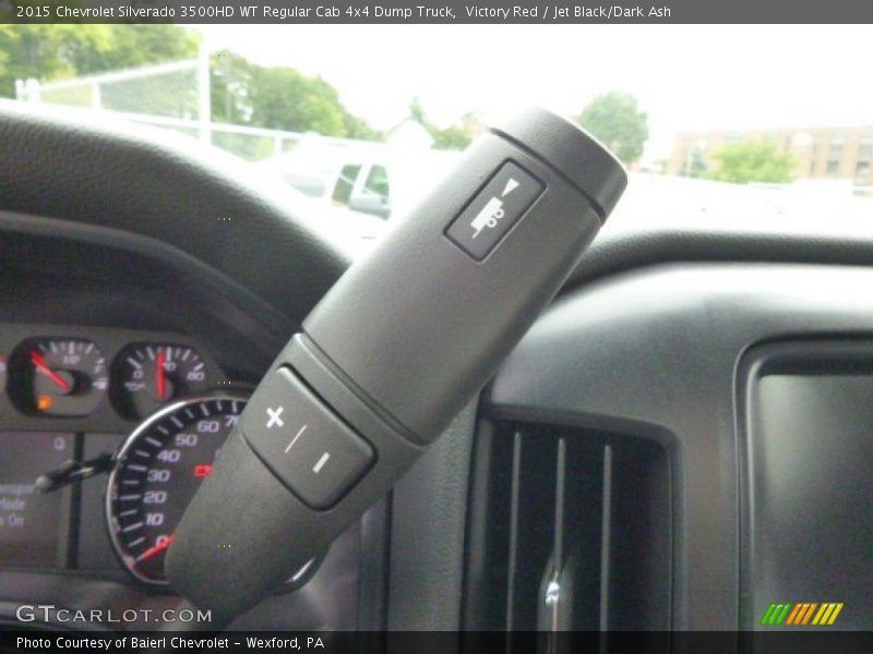 Victory Red / Jet Black/Dark Ash 2015 Chevrolet Silverado 3500HD WT Regular Cab 4x4 Dump Truck