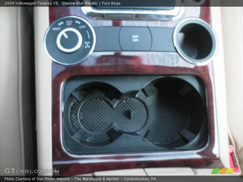 Shadow Blue Metallic / Pure Beige 2004 Volkswagen Touareg V8