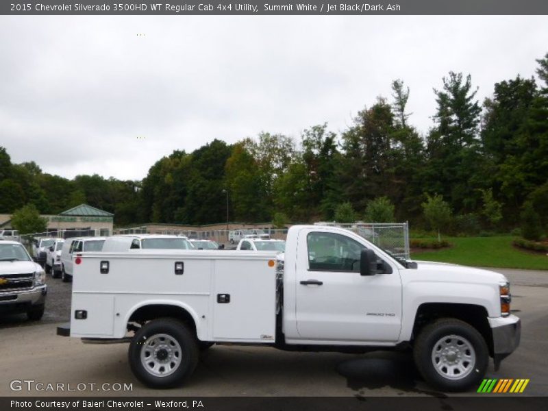 Summit White / Jet Black/Dark Ash 2015 Chevrolet Silverado 3500HD WT Regular Cab 4x4 Utility