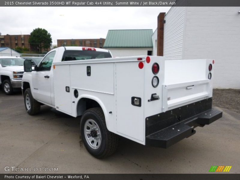 Summit White / Jet Black/Dark Ash 2015 Chevrolet Silverado 3500HD WT Regular Cab 4x4 Utility