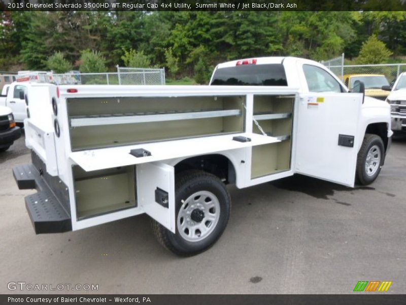 Summit White / Jet Black/Dark Ash 2015 Chevrolet Silverado 3500HD WT Regular Cab 4x4 Utility