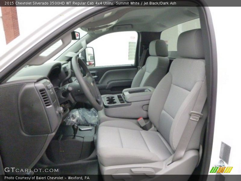 Summit White / Jet Black/Dark Ash 2015 Chevrolet Silverado 3500HD WT Regular Cab 4x4 Utility