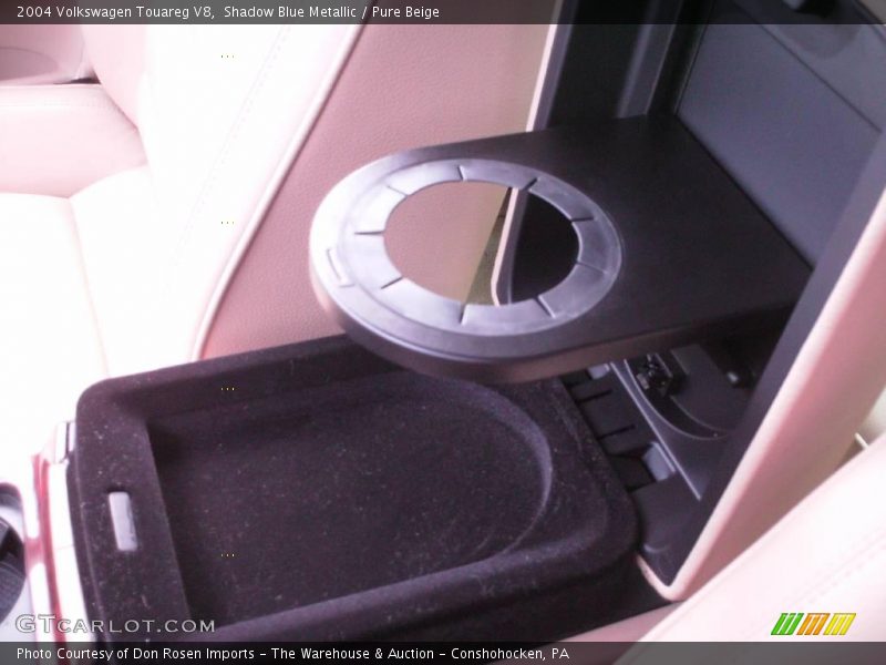 Shadow Blue Metallic / Pure Beige 2004 Volkswagen Touareg V8