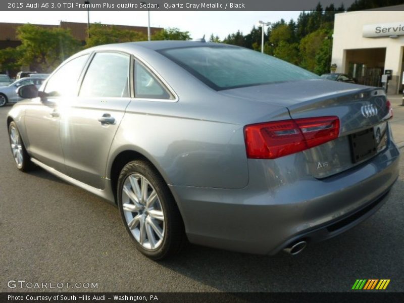Quartz Gray Metallic / Black 2015 Audi A6 3.0 TDI Premium Plus quattro Sedan