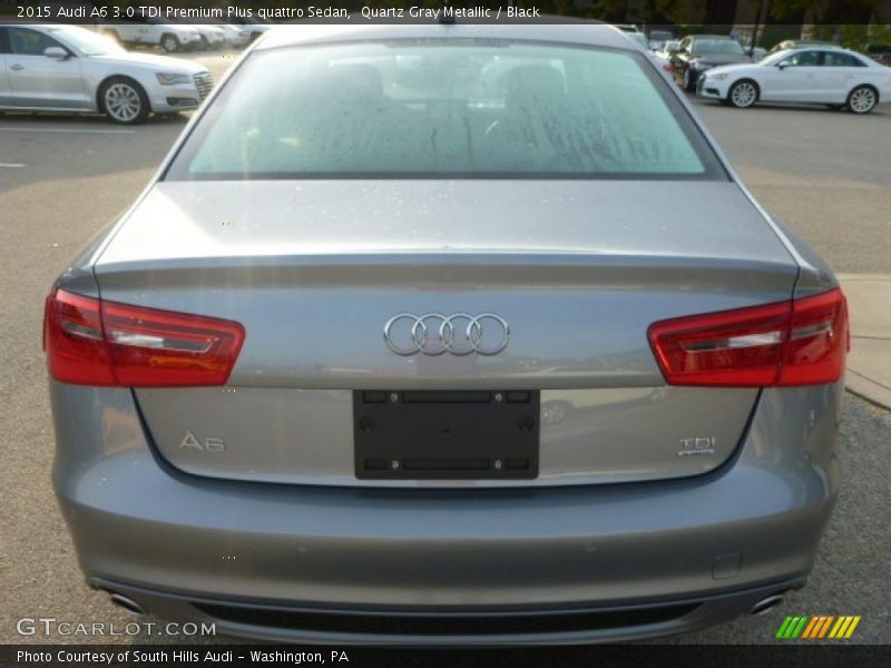 Quartz Gray Metallic / Black 2015 Audi A6 3.0 TDI Premium Plus quattro Sedan
