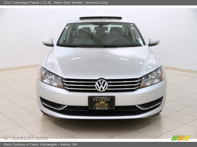 Reflex Silver Metallic / Moonrock Gray 2012 Volkswagen Passat 2.5L SE