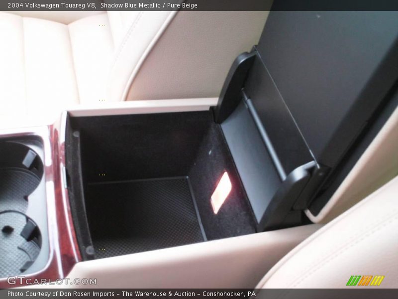 Shadow Blue Metallic / Pure Beige 2004 Volkswagen Touareg V8