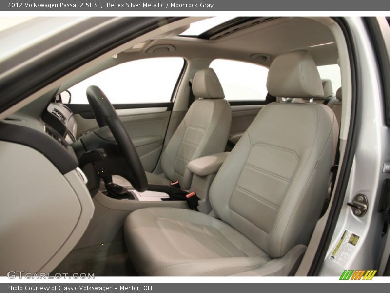  2012 Passat 2.5L SE Moonrock Gray Interior