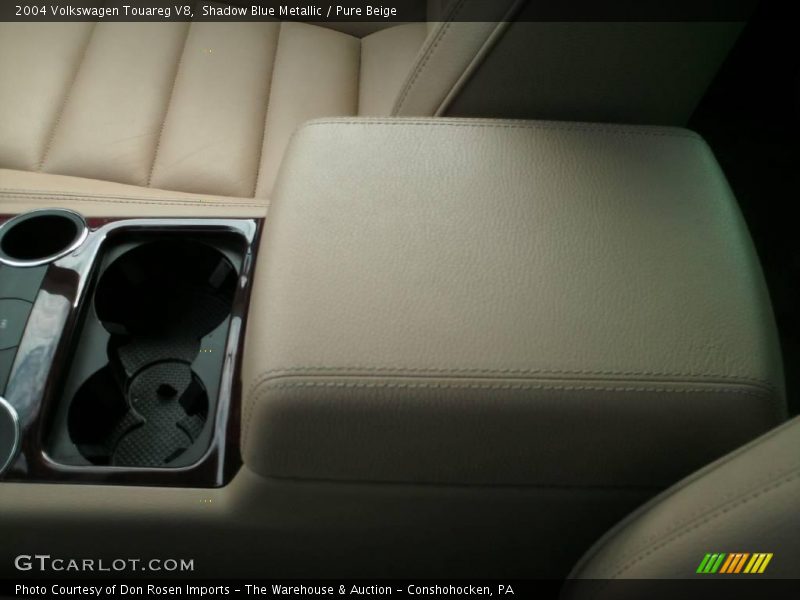 Shadow Blue Metallic / Pure Beige 2004 Volkswagen Touareg V8