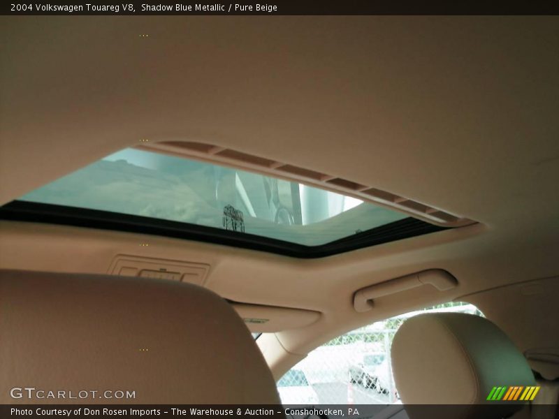Shadow Blue Metallic / Pure Beige 2004 Volkswagen Touareg V8