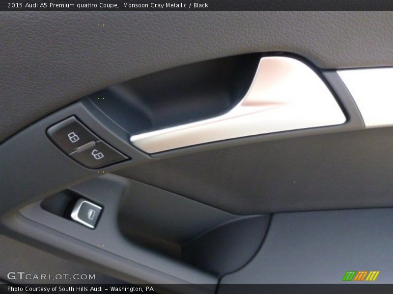 Monsoon Gray Metallic / Black 2015 Audi A5 Premium quattro Coupe