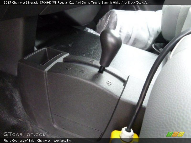 Summit White / Jet Black/Dark Ash 2015 Chevrolet Silverado 3500HD WT Regular Cab 4x4 Dump Truck