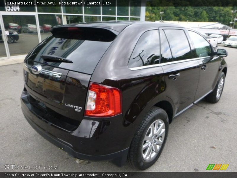 Kodiak Brown / Charcoal Black 2014 Ford Edge Limited AWD